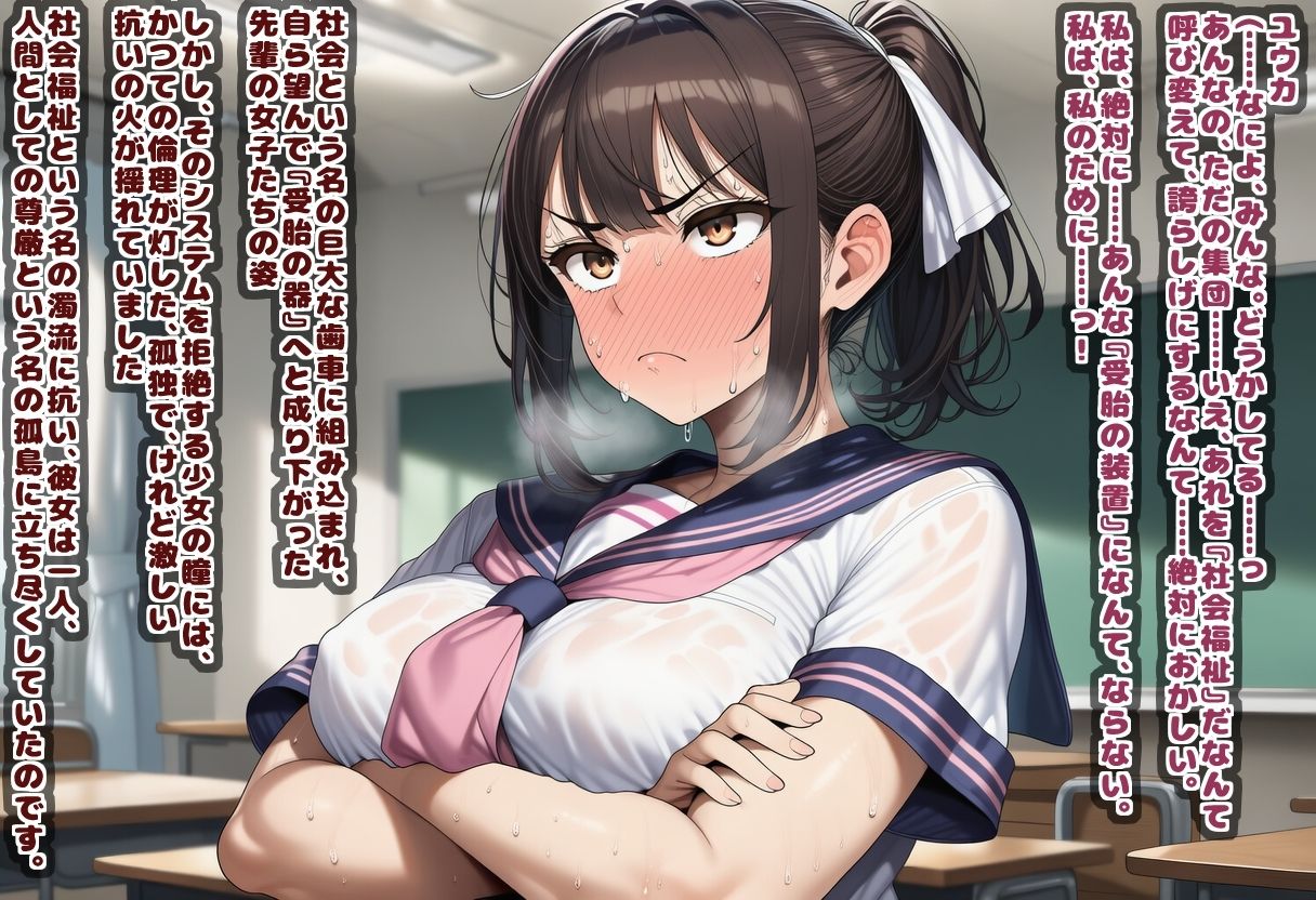 それイケ!プレス部〜少子化対策で種付けプレスが常識化した女子たち〜 サンプル画像 9