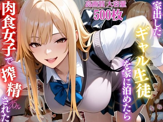 家出したギャル生徒を家に泊めたら肉食女子で搾精されまくった件【女子校生】【痴女】【淫乱】【CG500枚】