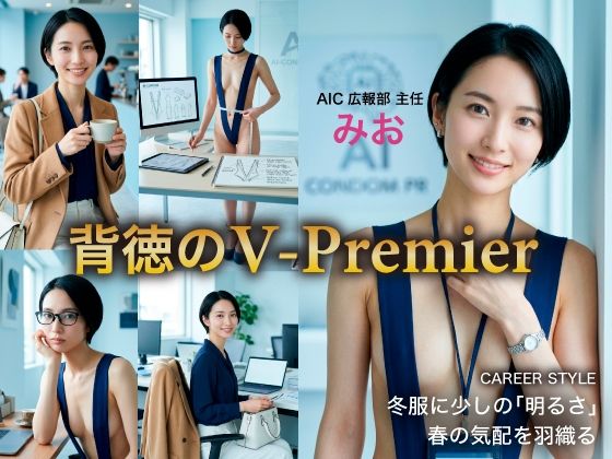 ［AI写真集］ AIC-Photo 背徳のV Premier 02:みお（澪）「月曜の広報」完全解禁版｜ぷりぴちAI編集部