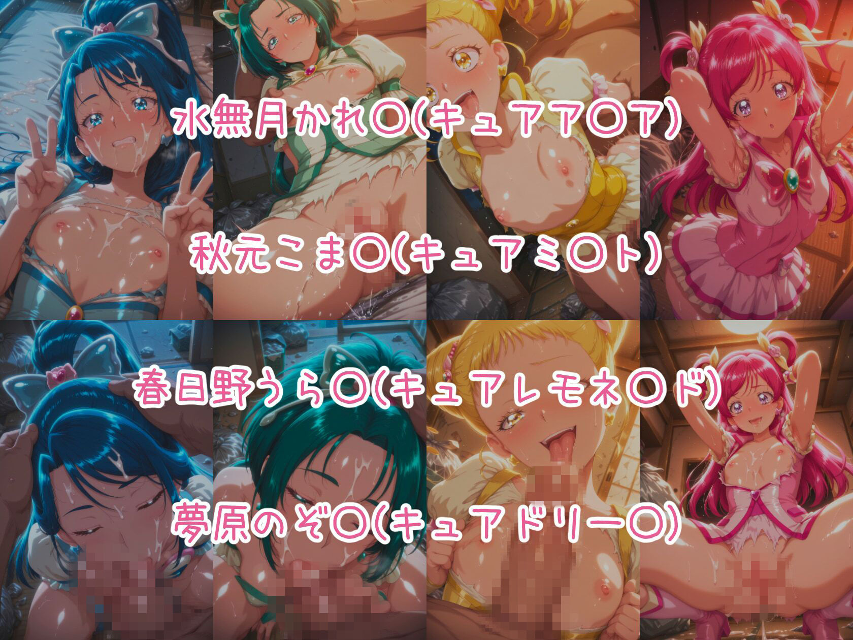 催○スマホで孕ませ洗脳 ―プ○キュア変身ヒロイン限定 第2弾―｜にじはら研 サンプル画像 1