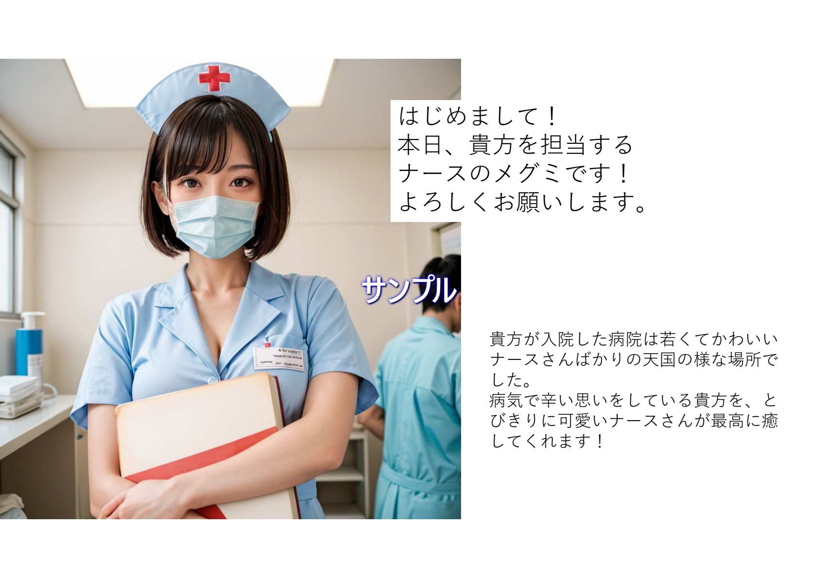 いやされたい貴方の為のAI彼女【ナース編】|バスターデュエル サンプル画像 6
