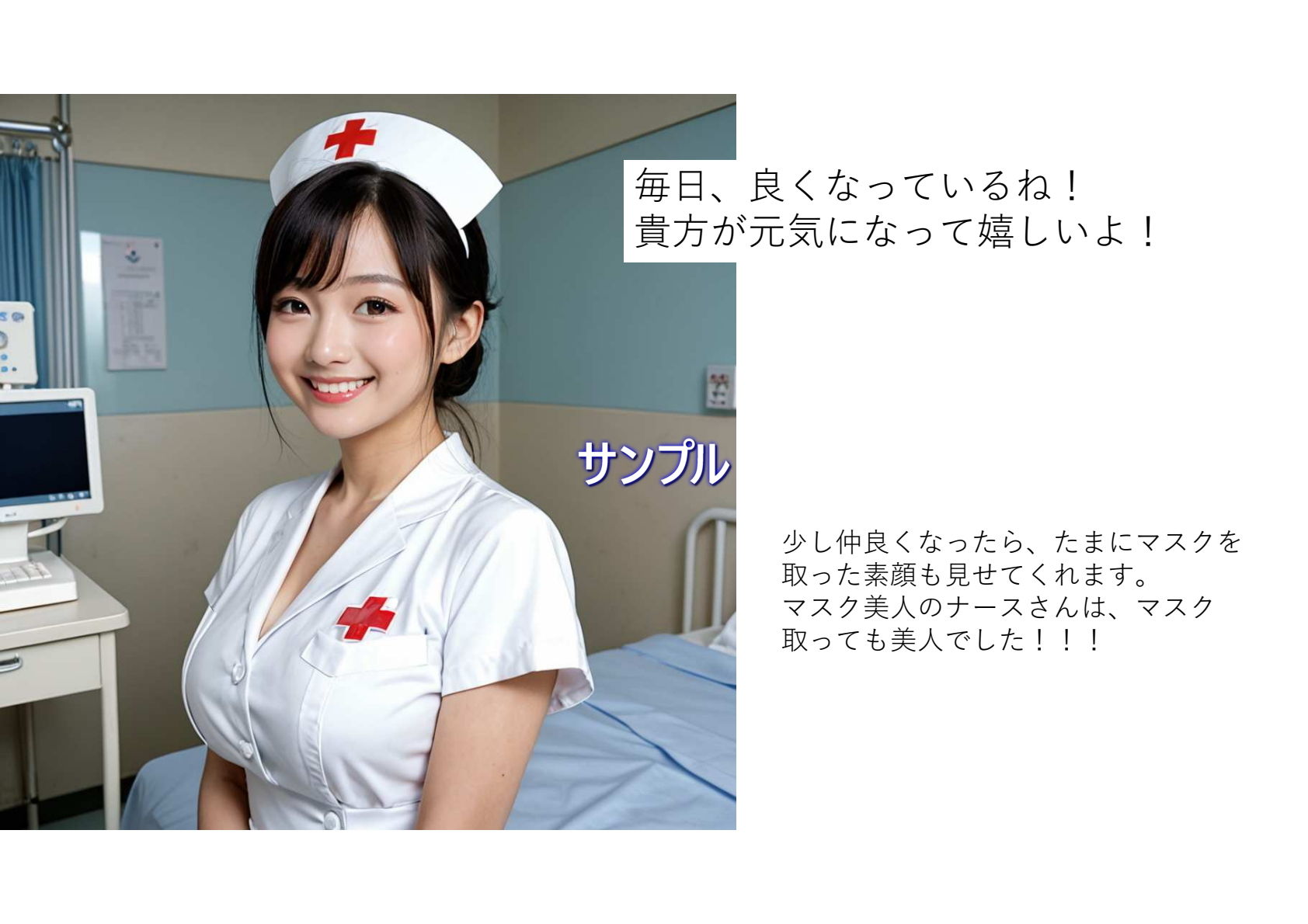 いやされたい貴方の為のAI彼女【ナース編】|バスターデュエル サンプル画像 9