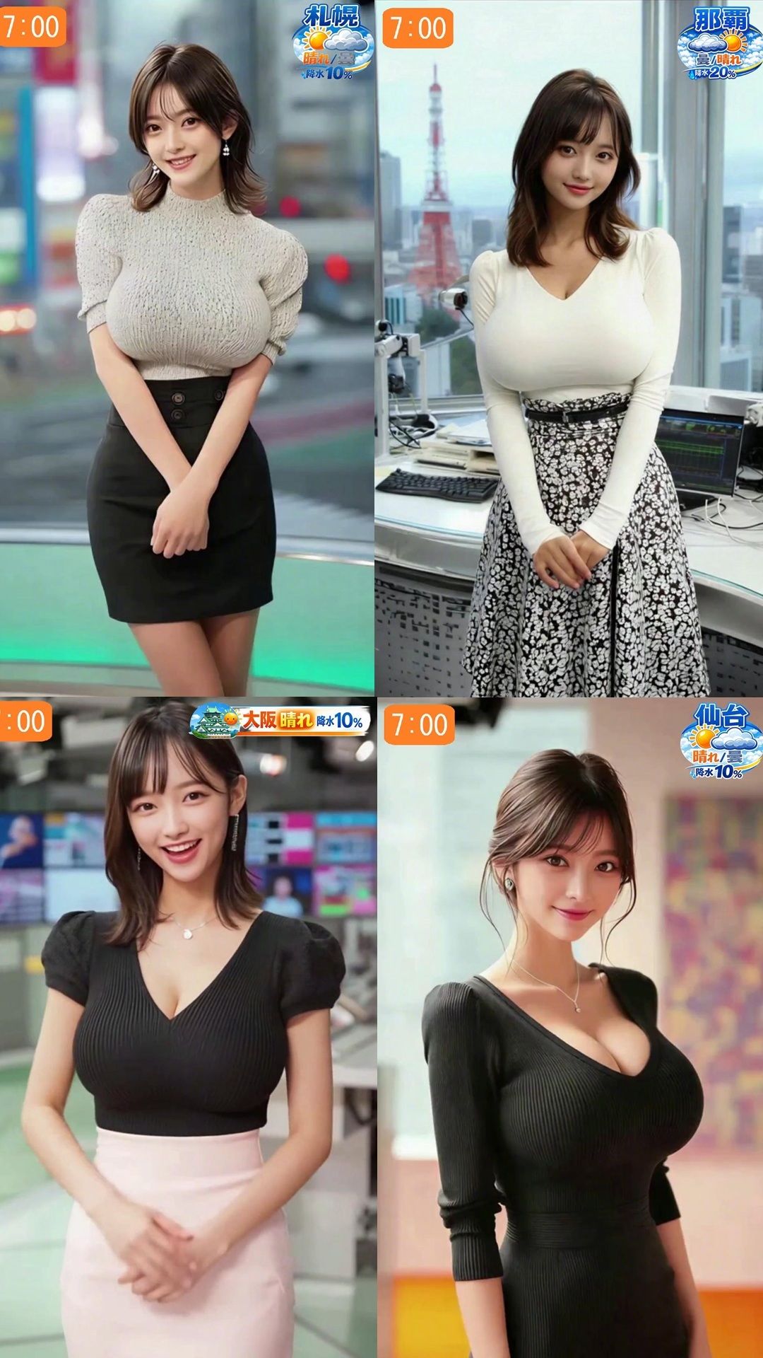 実写系！女子アナのかわいい裸ダンス動画25人保存版｜浜辺  竜 サンプル画像 8
