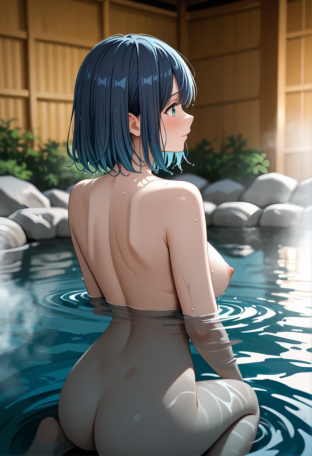 推しの〇 黒〇あ〇ね 温泉旅館で巨根凌●！浴衣アイドルが乱交・拘束・口内射精でメス堕ち 3DCG 252枚｜ぷるぷる工房 サンプル画像 4