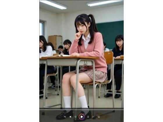 【AI動画】ありさのおもらし｜スクールおもらし