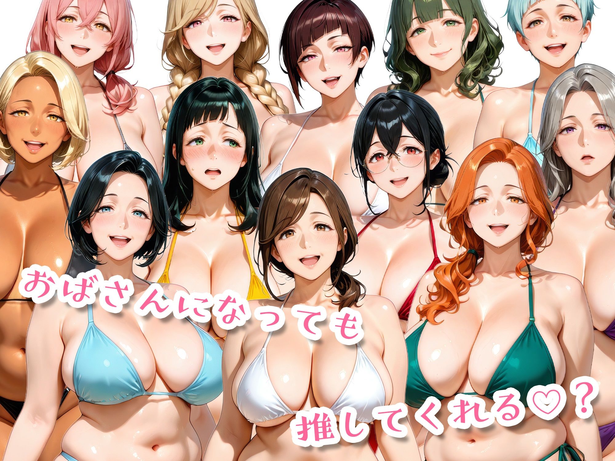 12人の熟女グラドル、最初で最後のAVデビュー! サンプル画像 10