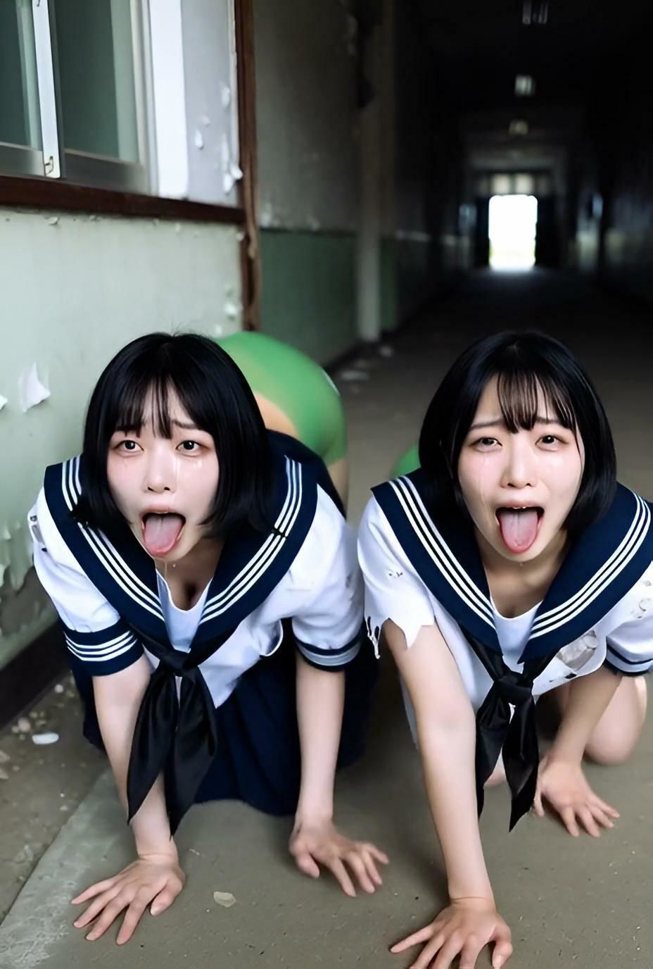 スライムに支配された学園 Vol.2 - 無限絶頂地獄編|ポンスケ製作所 サンプル画像 2
