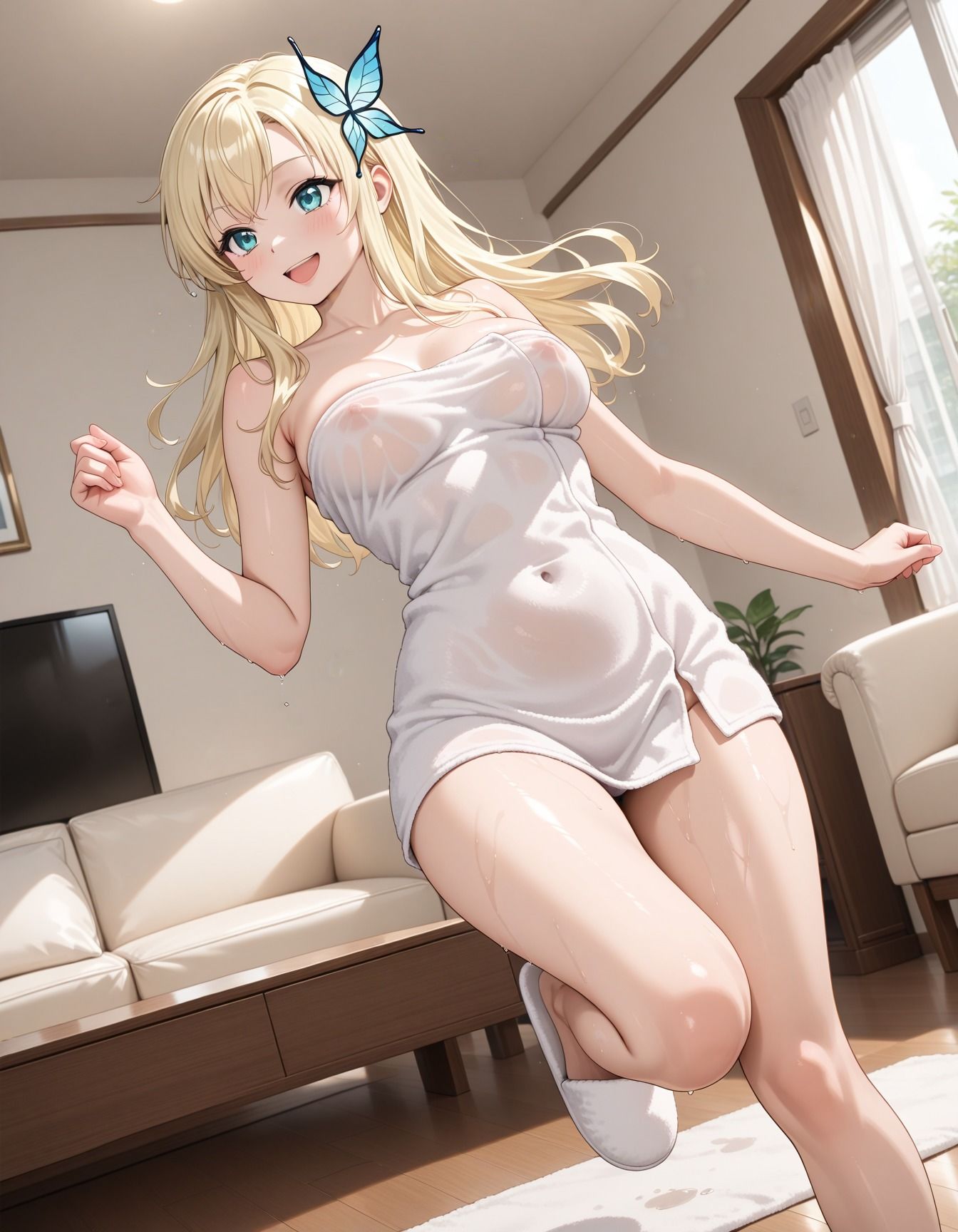 入浴後にキモ男に襲われた少女 サンプル画像 3