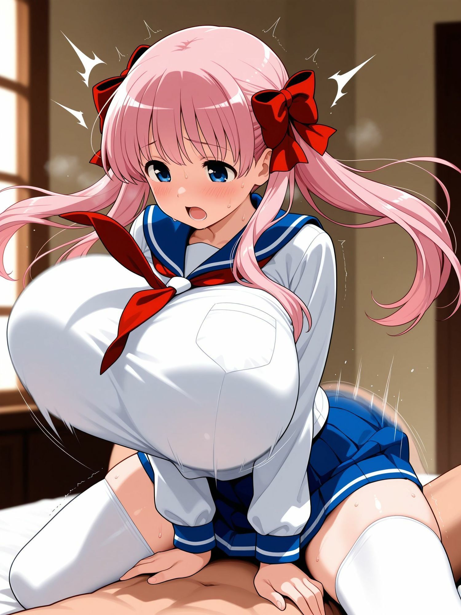 のどっちと乳揺れセックス サンプル画像 4
