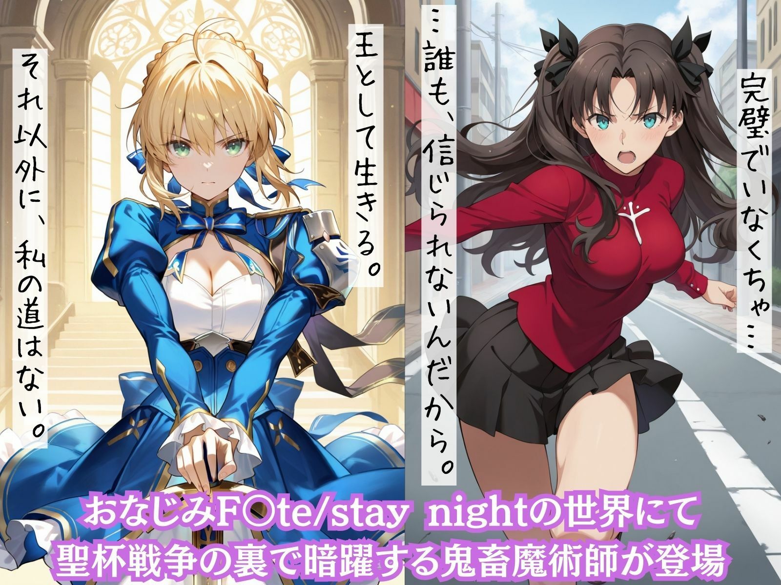 もしも誇り高き美少女ヒロインたちを〇〇の力で強●的に快楽堕ちさせたら? Fate/stay night 編