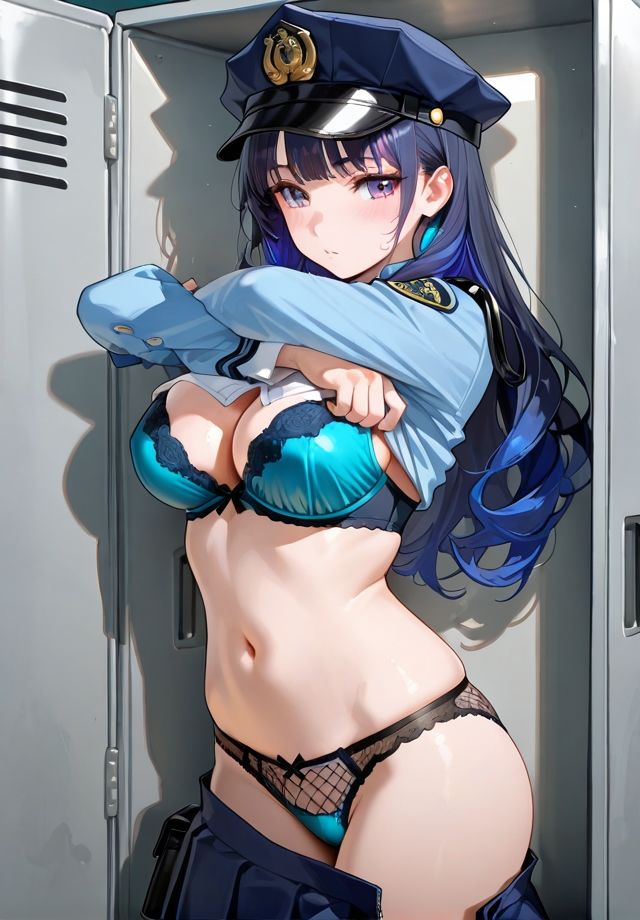 着替え盗撮 婦警編|エロ天使商会 サンプル画像 2