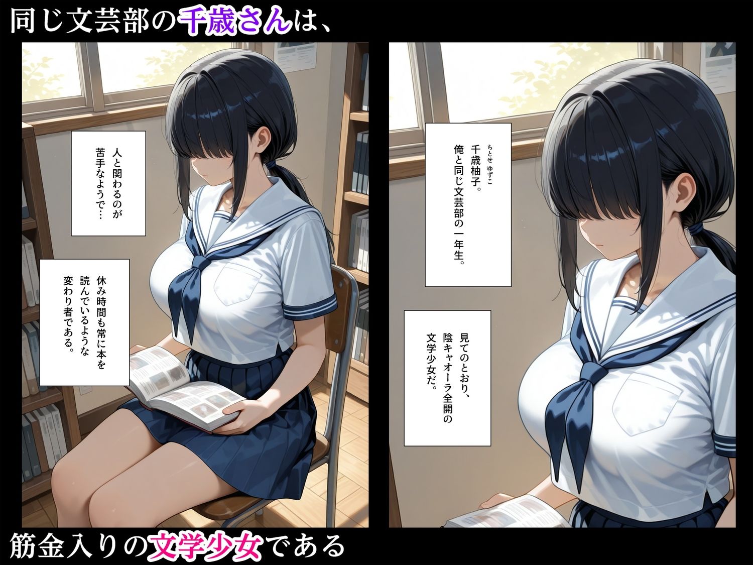 文学少女は犯●れたい〜ミラクルアプリで陰キャ女子の本性がわかったので犯しまくる〜