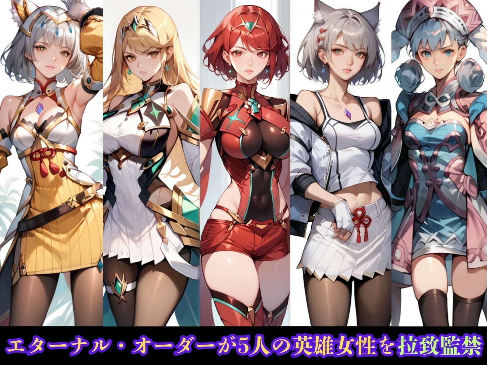 わからせ調教トラップに堕ちた戦うヒロイン ゼ〇ブレイド編|ひみつのめろん サンプル画像 1