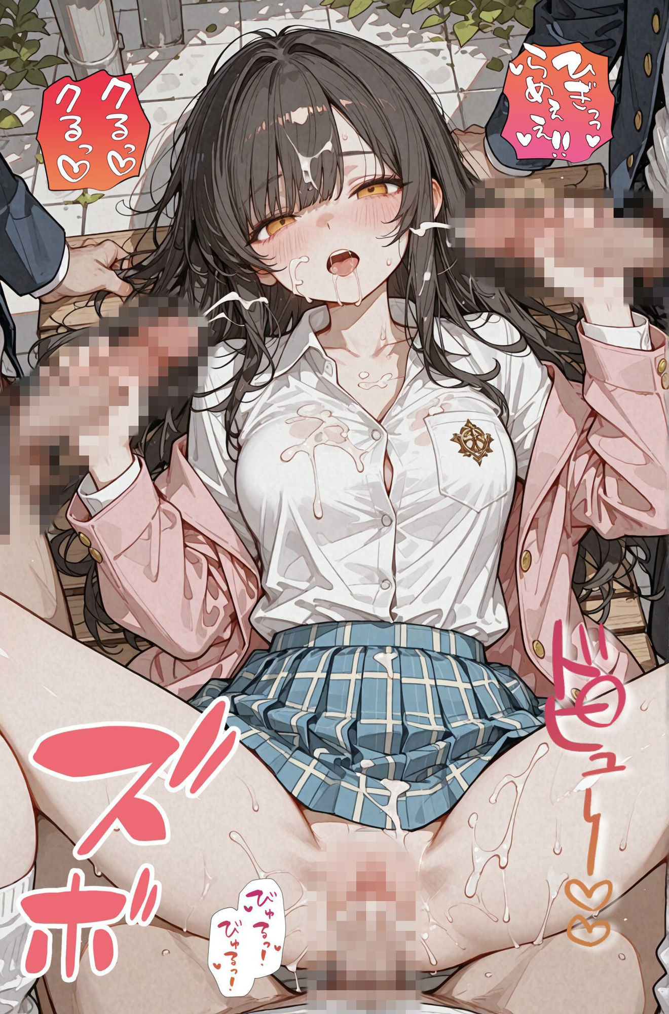 我慢の限界！初めてできた可愛すぎる萌え系彼女に、溜まり過ぎた性欲を全部ぶちまけてヤリまくった！！〜学園どこでも射精し放題！〜｜まんま亭 サンプル画像 8