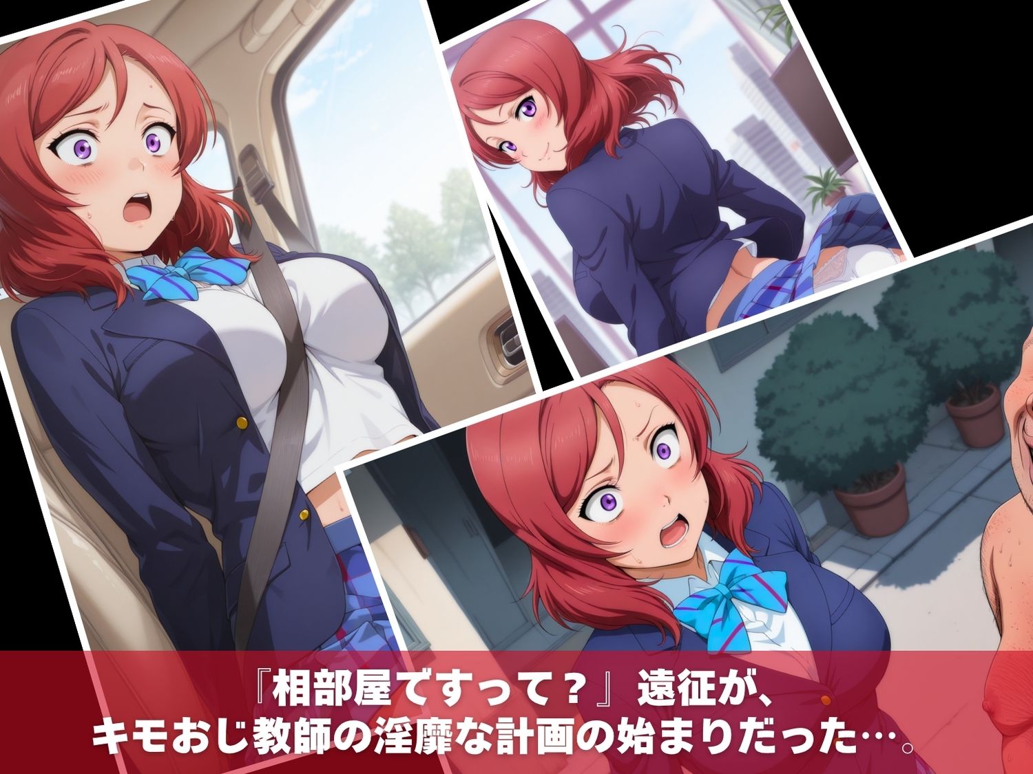 ラ●ライブ！肉便器アイドルプロジェクト〜キモおじ教師の肉便器育成計画〜｜ももいろジャーニー サンプル画像 1