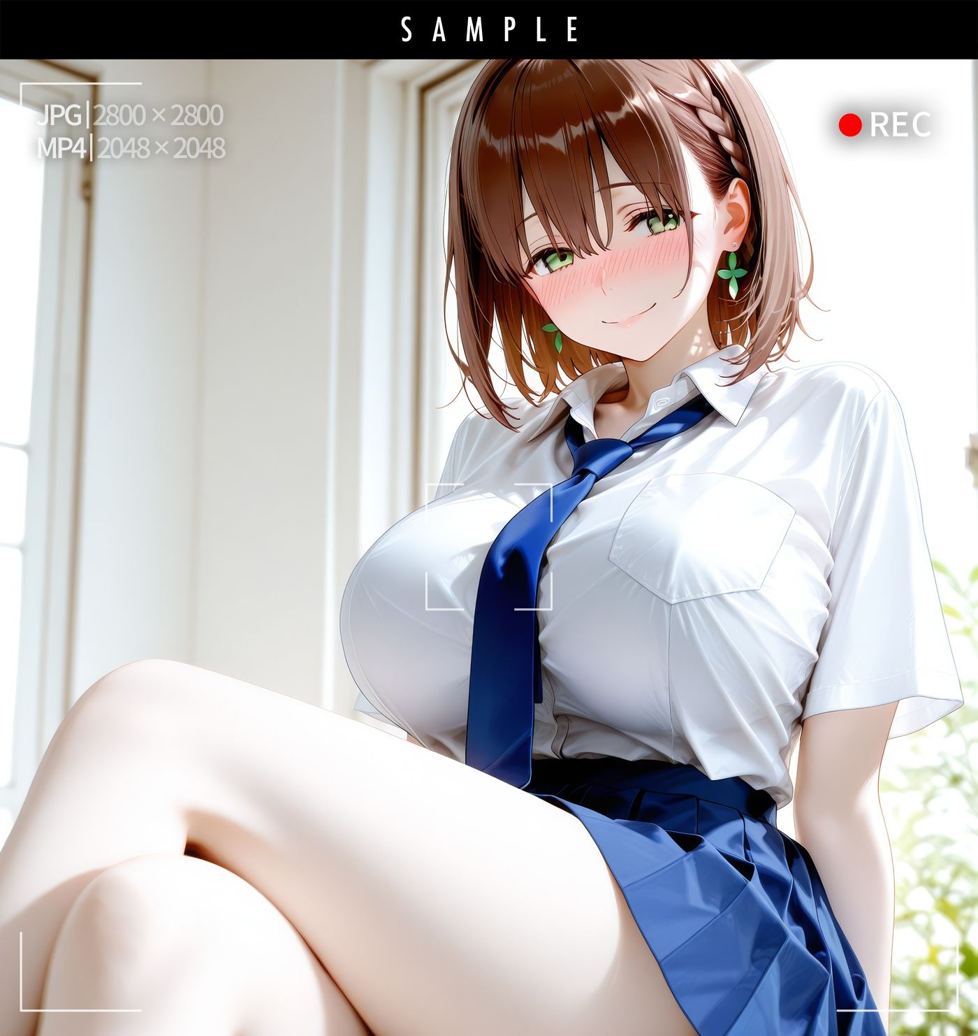 たわわなアイちゃんをハメ撮り集団レ●プ!〜通学中のアイちゃんに集団で二穴中出ししたらアヘ堕ち肉オナホになった件〜 サンプル画像 8
