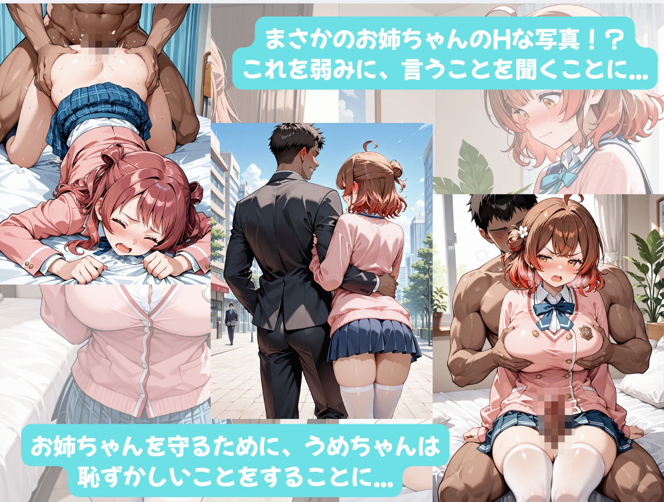 うめちゃんとイチャラブえっち！Plus！ 純粋であまえんぼな妹のセクシービッチなお姉さん化調教｜Crescent_Clover サンプル画像 2