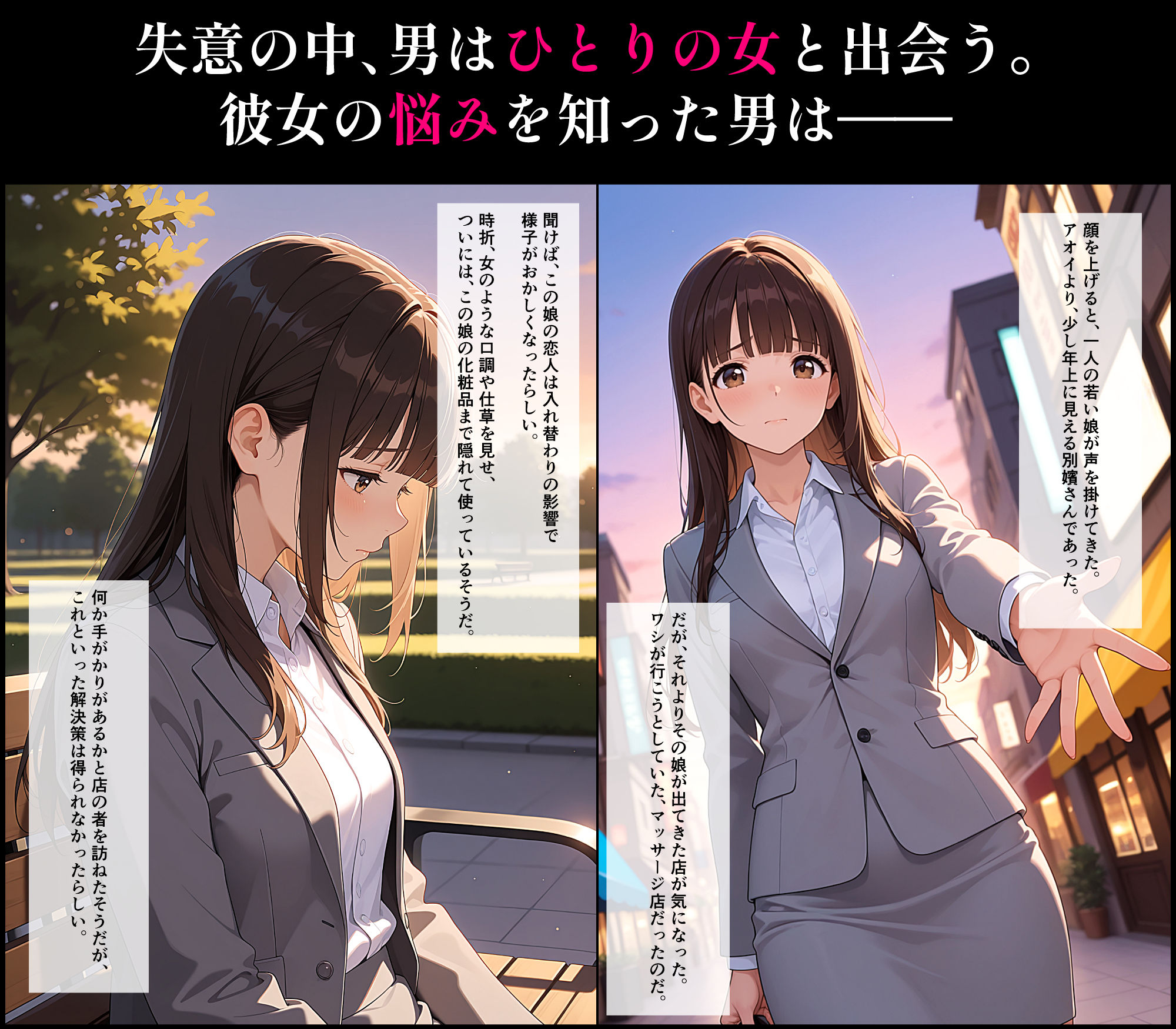 入れ替わりマッサージ店 アナル開発編｜リスタルオン サンプル画像 3