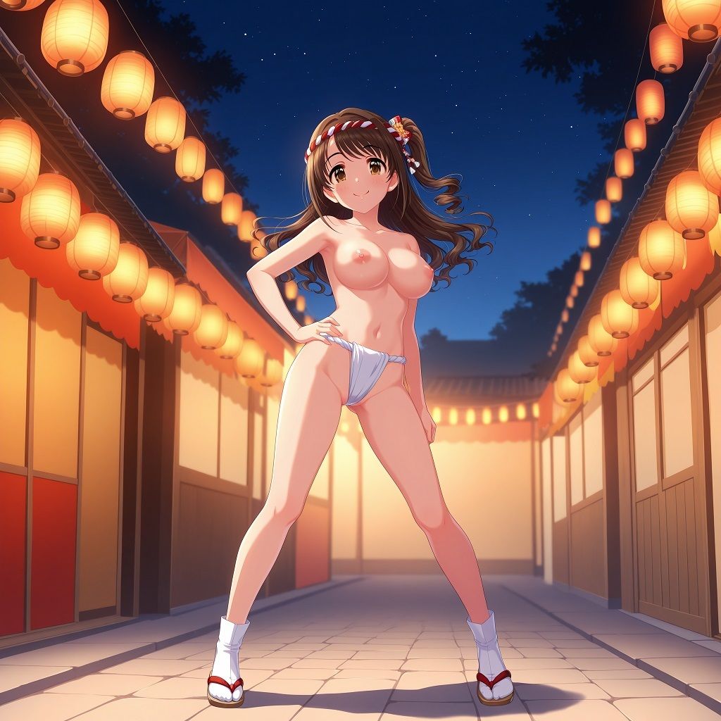 地図に載ってない村のロケでHな祭りに参加する事になったアイドル 島〇卯月編｜変な性癖屋さん サンプル画像 5