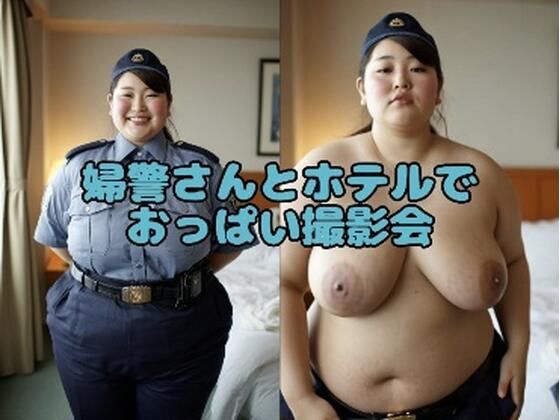 婦警さんとホテルでおっぱい撮影会｜東雲AI研究所