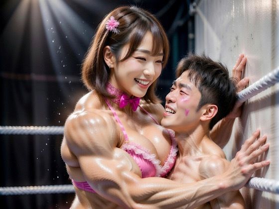 笑顔のまま男を圧倒する最強女子レスラー｜japa