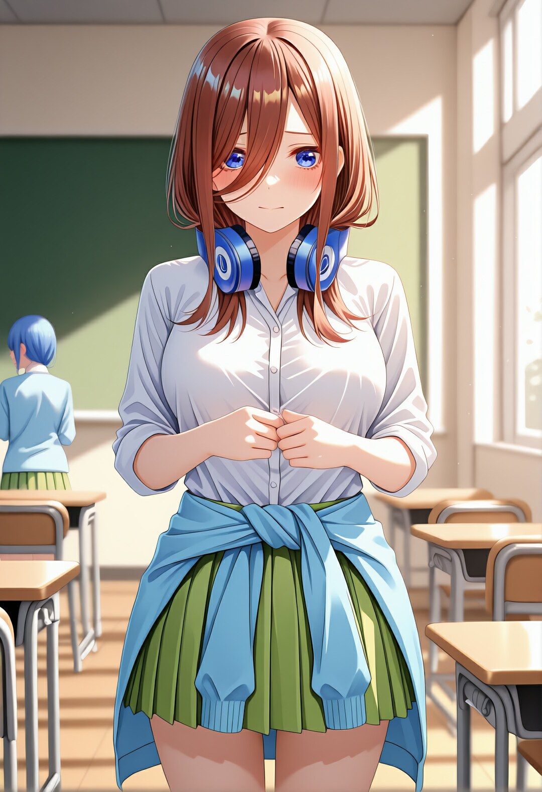 五等分のSEX  学園編  〜中〇三玖の場合〜｜中尾レオ サンプル画像 1