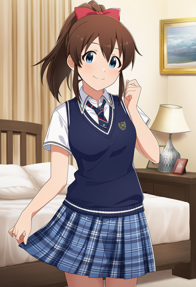 美少女アイドルと子作り（佐〇美奈子編）｜skin_head サンプル画像 1
