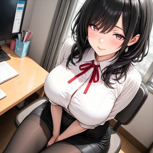 巨乳×OL｜むねお サンプル画像 4