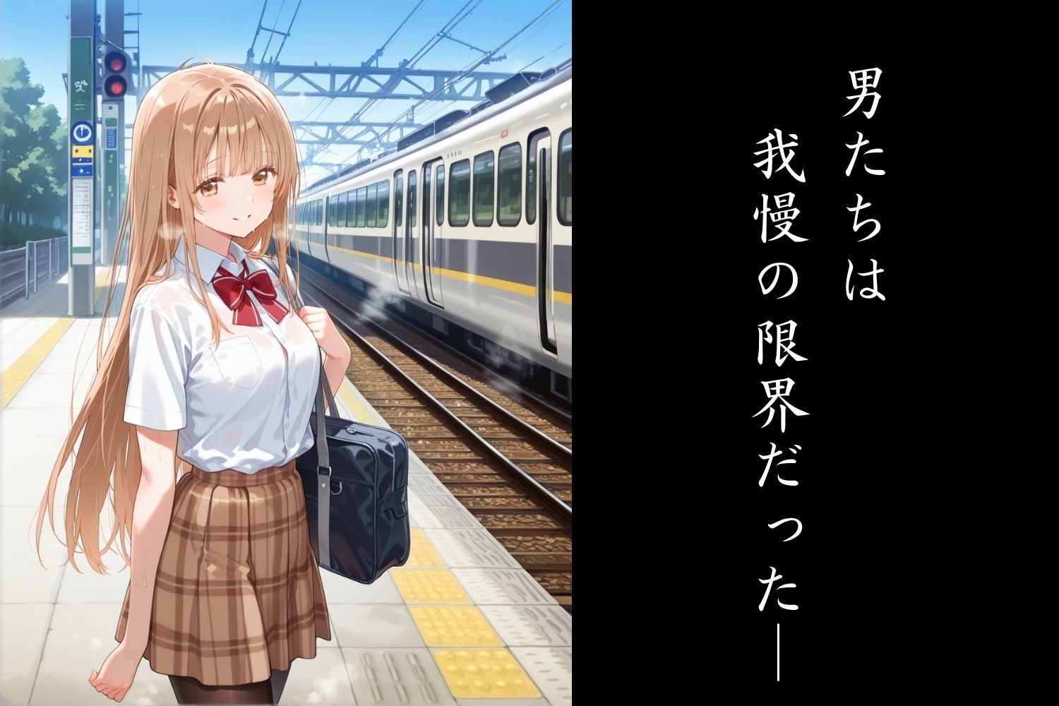 満淫電車_椎名真昼｜ポークビッツ大佐 サンプル画像 2