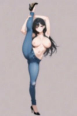 【裸ジーンズ女子】カッコいいポージング詰め合わせ｜Jらぶ サンプル画像 6