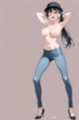 【裸ジーンズ女子】カッコいいポージング詰め合わせ｜Jらぶ サンプル画像 8