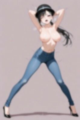 【裸ジーンズ女子】カッコいいポージング詰め合わせ｜Jらぶ サンプル画像 9