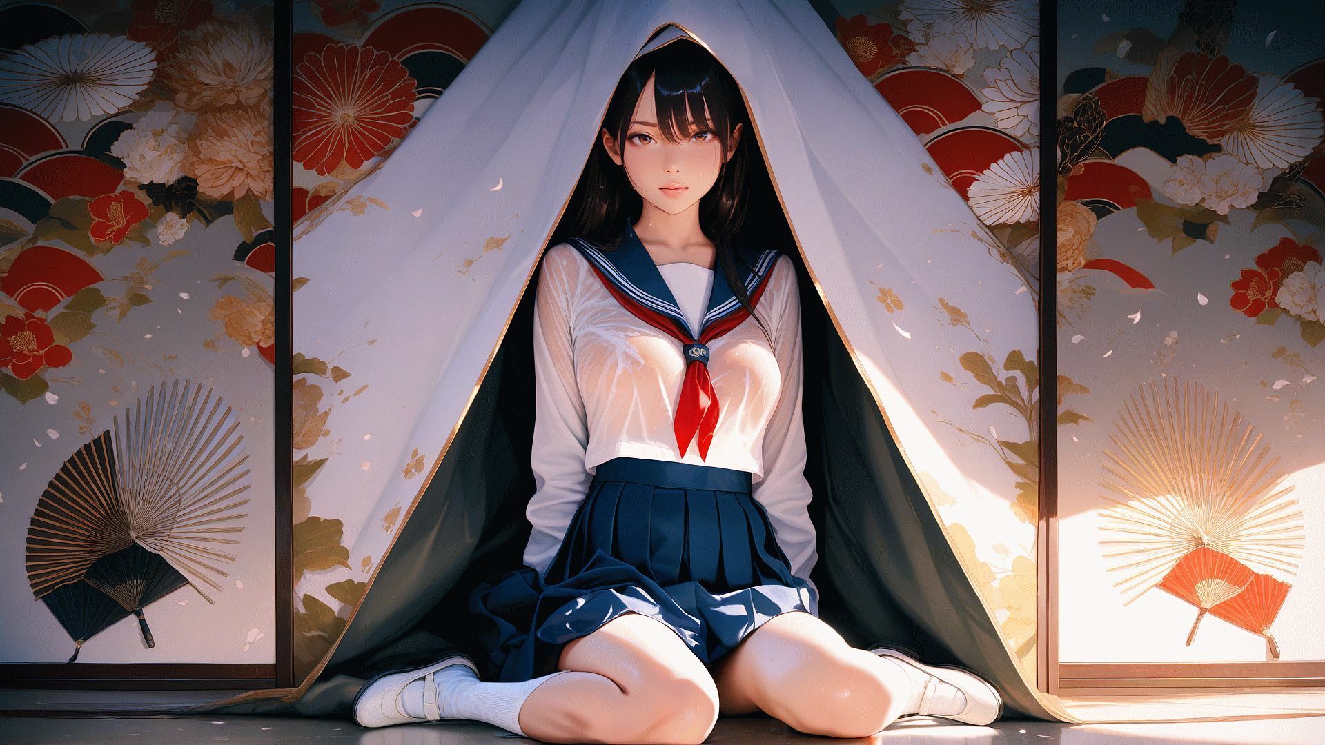 女体と制服  Kind of horny｜Gugh Gouf Burgers サンプル画像 5