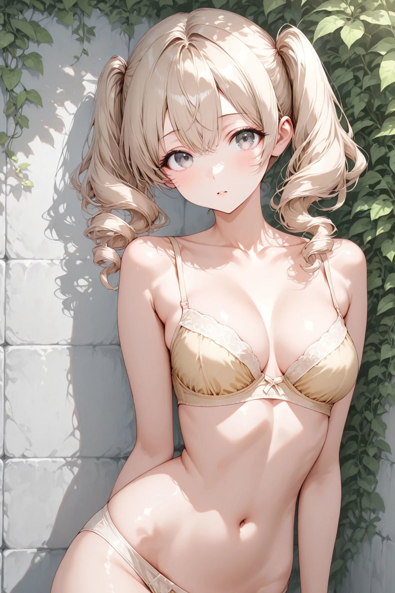紬 - 白い壁 - 【ヌード集】｜でいずVIA サンプル画像 4