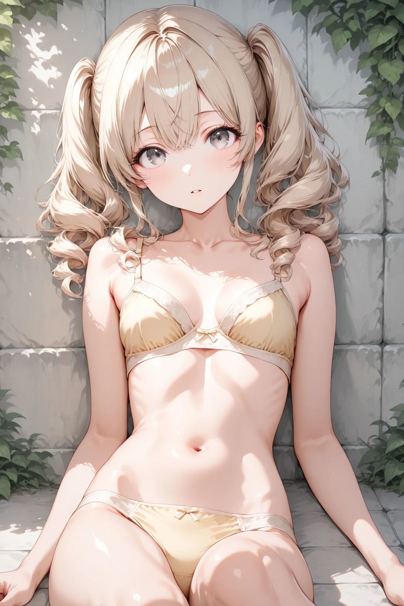 紬 - 白い壁 - 【ヌード集】｜でいずVIA サンプル画像 5