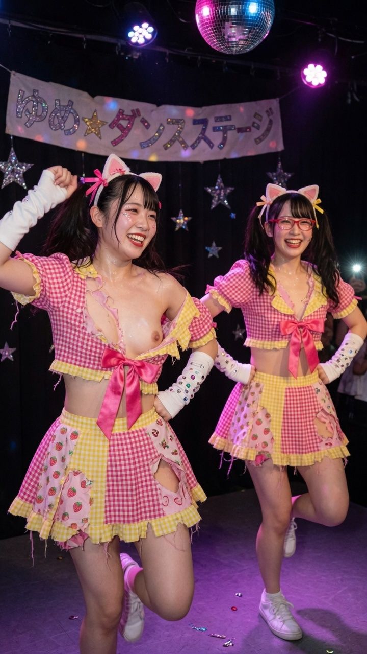 AI動画 ダンス中におっぱいポロリ ハプニング動画集｜nana studio サンプル画像 7