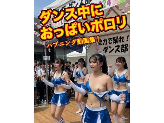 AI動画 ダンス中におっぱいポロリ ハプニング動画集｜nana studio