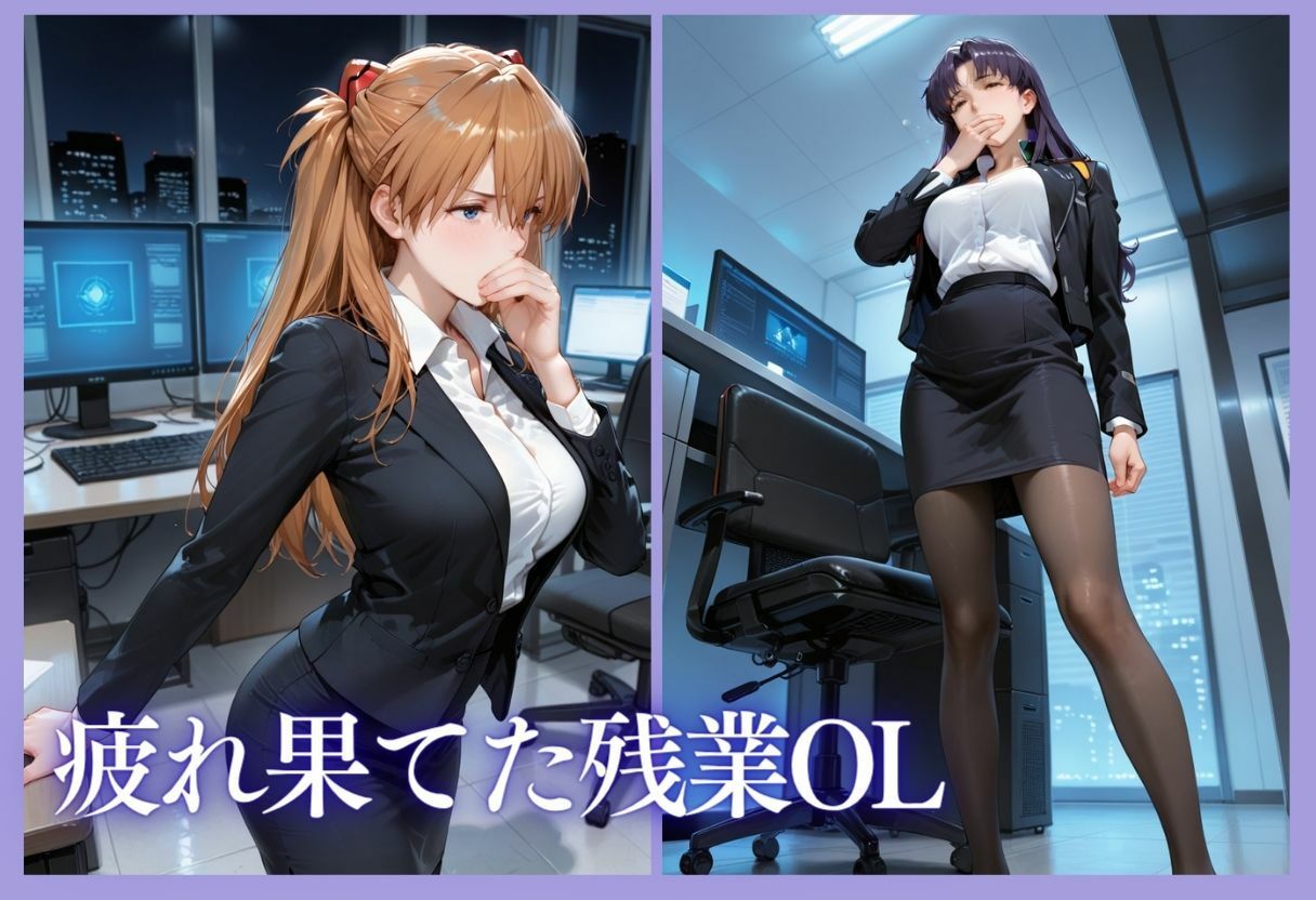深夜残業OL 〜我慢の限界を迎えた同僚にオフィスで犯●れ、事後即2回戦中出しされるまでVol.3 サンプル画像 5