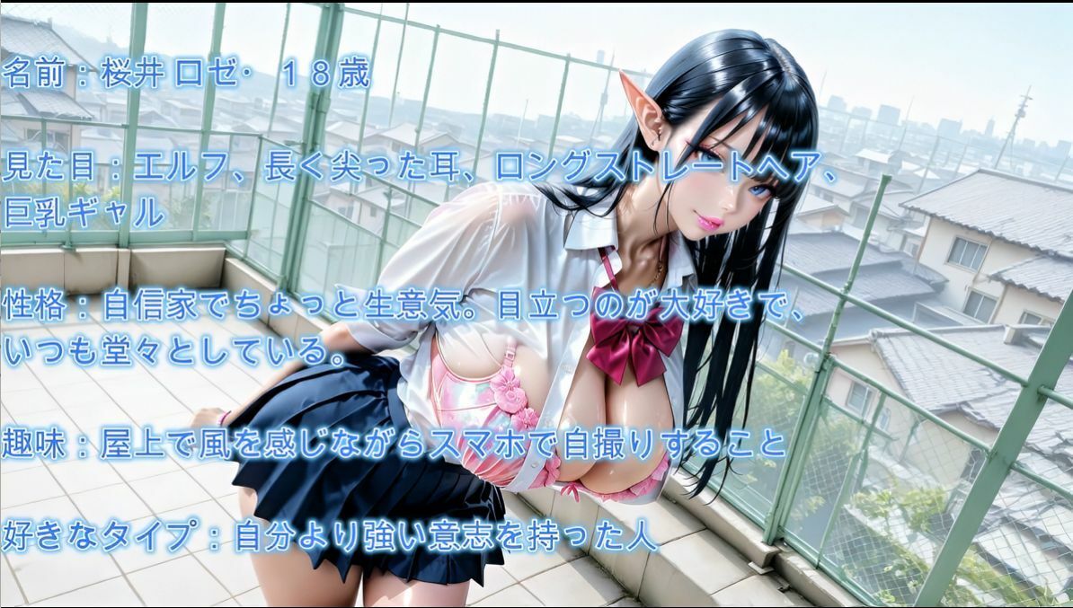 【4K】実はエルフだった巨乳ギャルを徹底的に性処理係にした件｜ぴくぴくらんど サンプル画像 2