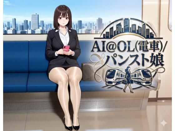 AI@OL（電車）/パンスト娘｜ミッキー松山@光沢パンスト