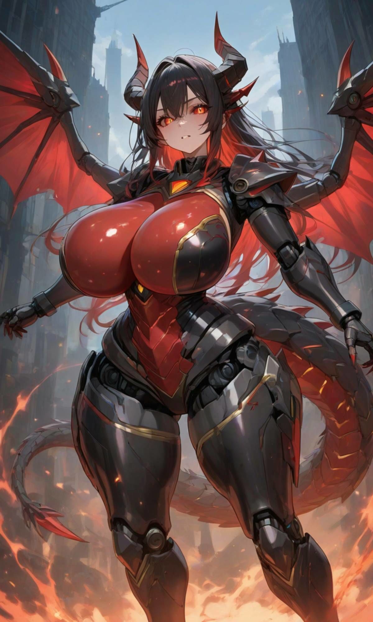 悪の人外爆乳女幹部 輪〇 FEMALE CYBORG MAGAZINE Vol.6｜さぼいっく軍団 サンプル画像 1