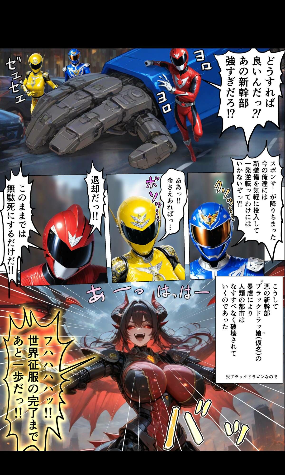 悪の人外爆乳女幹部 輪〇 FEMALE CYBORG MAGAZINE Vol.6｜さぼいっく軍団 サンプル画像 5