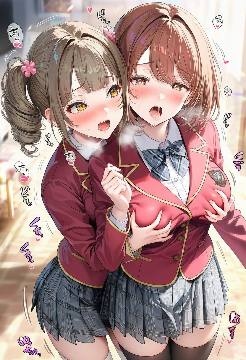ふたなりお嬢様スカート射精 ver.トロ顔｜リオ＠制服少女 サンプル画像 3