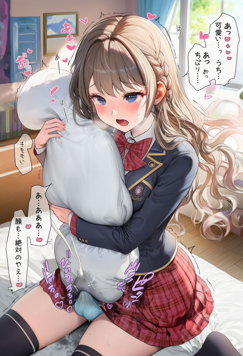 ふたなりお嬢様スカート射精 ver.トロ顔｜リオ＠制服少女 サンプル画像 6