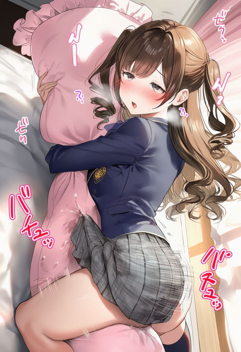 ふたなりお嬢様スカート射精 ver.トロ顔｜リオ＠制服少女 サンプル画像 7