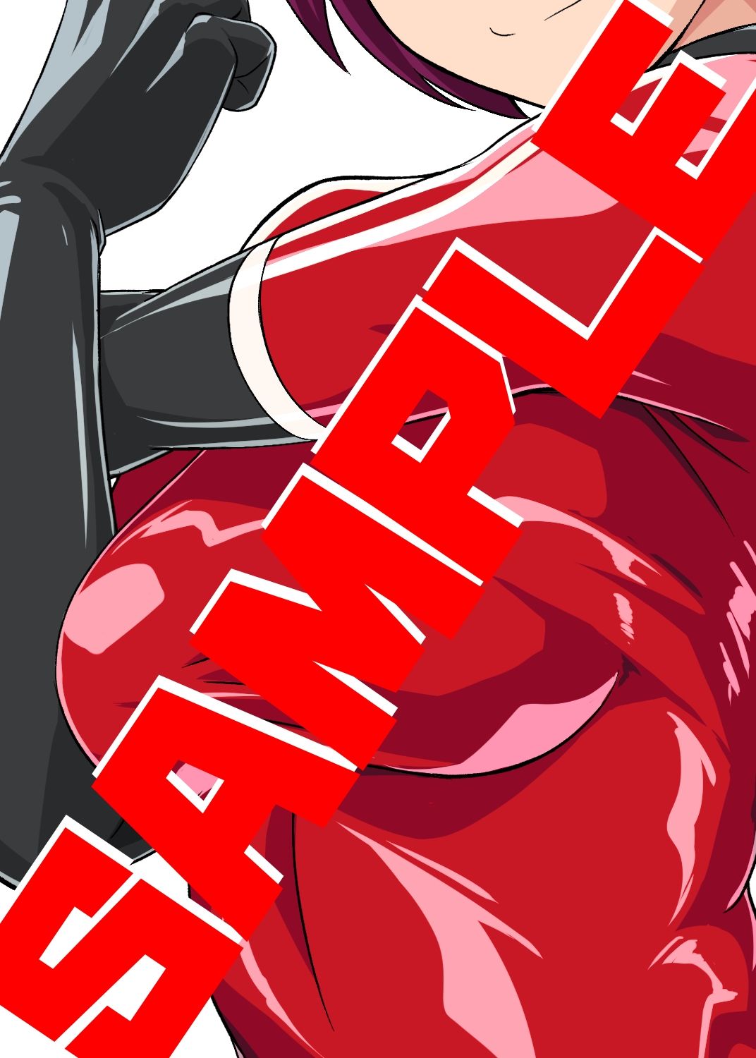 LATEX WEAR RED DL版｜にゃんこの目 サンプル画像 5