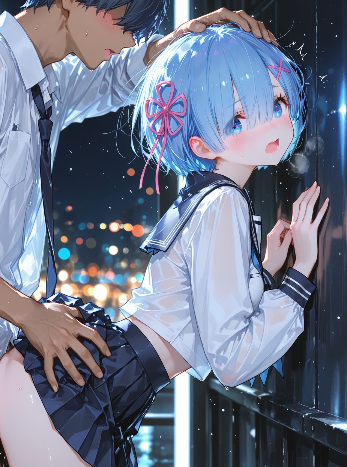 レムと立ちバック｜tebuku サンプル画像 2