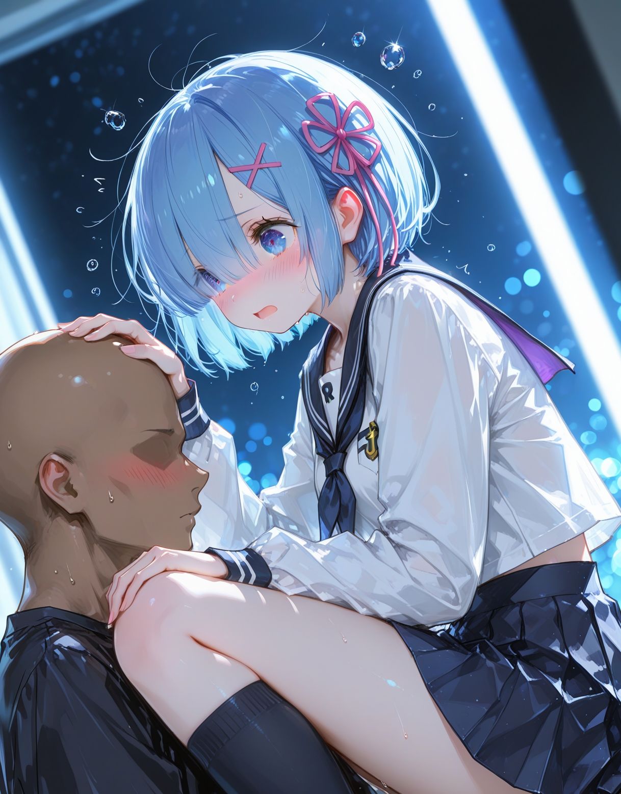 レムと立ちバック｜tebuku サンプル画像 3