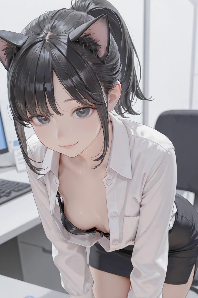 猫耳女子社員|Day Dream サンプル画像 4