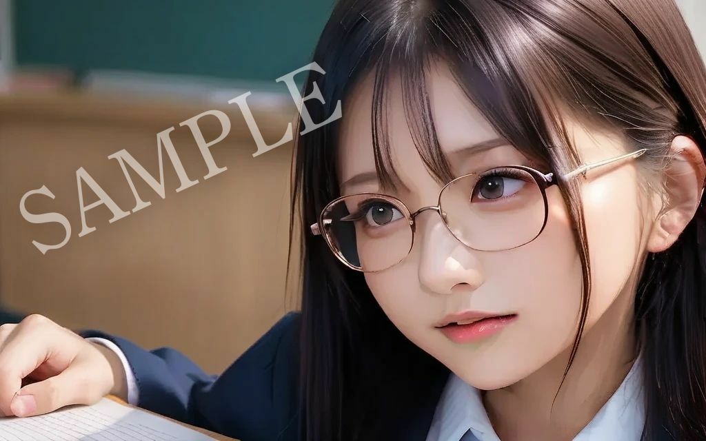 清楚なメガネ女子みおちゃんVol.5 〜レンズの奥に堕ちた理性〜 サンプル画像 2
